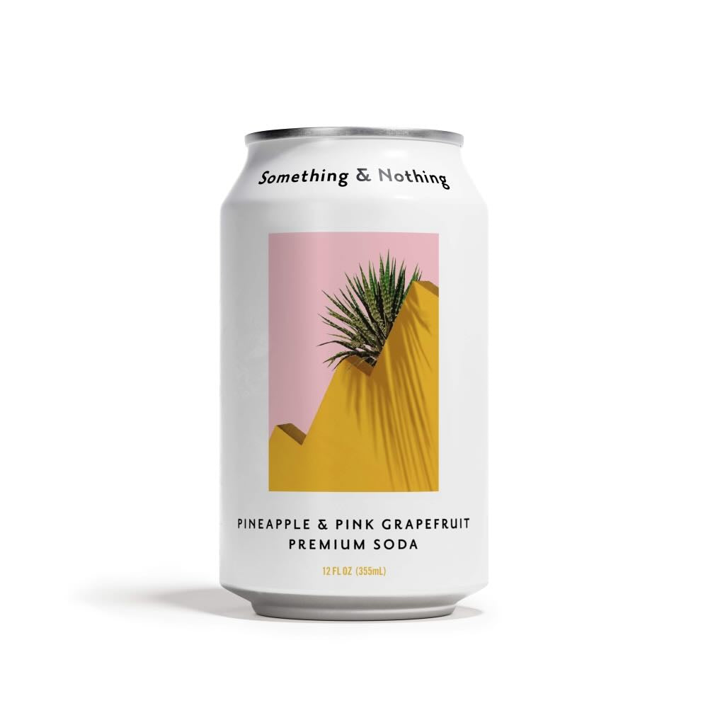 Pineapple & Pink Grapefruit Premium Soda 12x12 fl oz