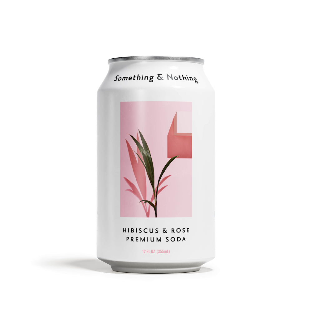 Hibiscus & Rose Premium Soda 12x12 fl oz